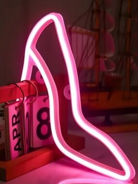 Pink Heel Neon Light